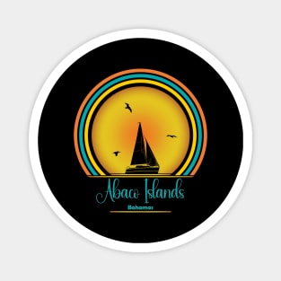 Abaco Islands Bahamas Sunset Sailing Magnet